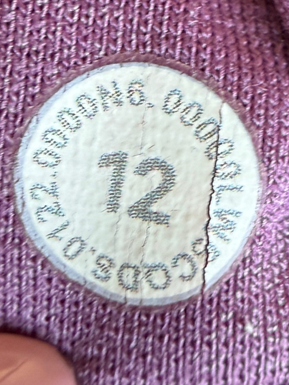 Lululemon Cool Down Crop Leggings Orchid Purple High Rise Size 12 - Picture 6 of 8
